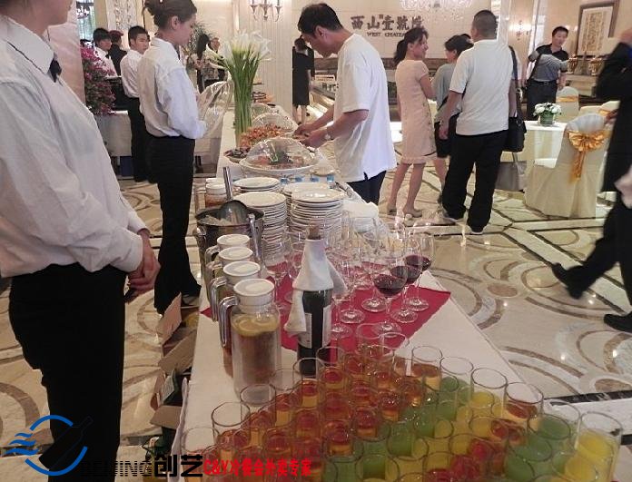 西山院茶歇活动现场