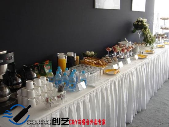 奔驰车展试驾茶歇活动