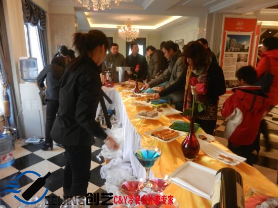 北京路虎试驾冷餐会现场